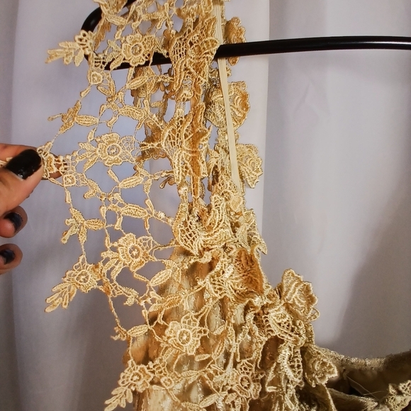 (#480) Joan & Lucy Cream Color Button Down Corset - Picture 6 of 12